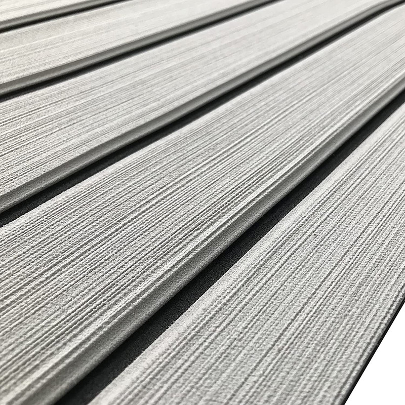 Customizable EVA Foam Boat Decking Sheet Mat, Anti-Skid Faux Teak Yacht Marine Flooring Pad, Self-Adhesive Accessories