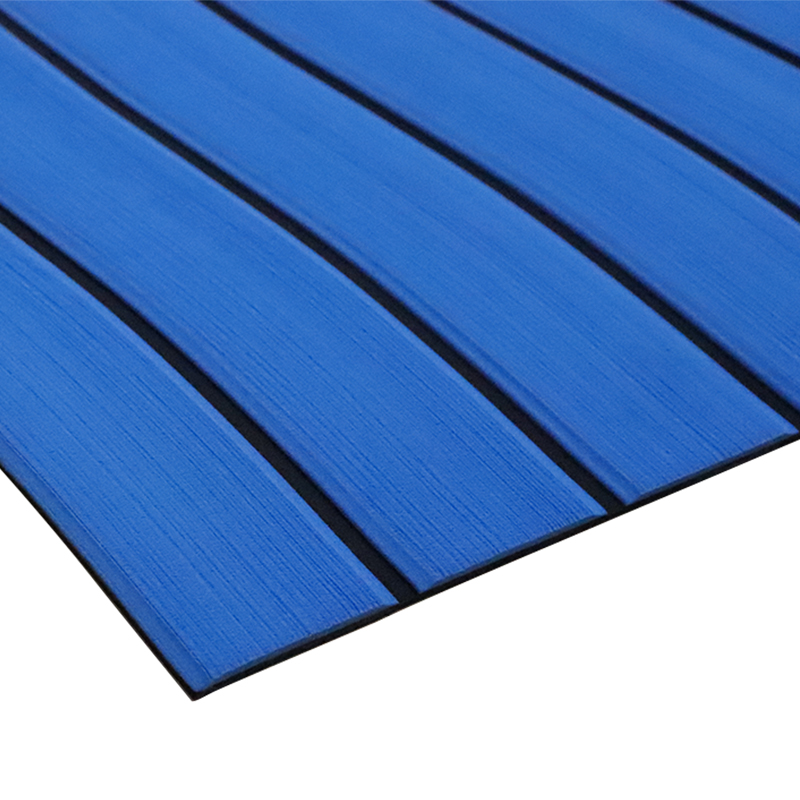 Customizable EVA Foam Boat Decking Sheet Mat, Anti-Skid Faux Teak Yacht Marine Flooring Pad, Self-Adhesive Accessories