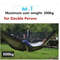 Outdoor Camping Hammock With Mosquito Net, Lightweight Hanging Hammocks in High-Strength Parachute Fabric for Adventures