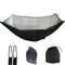 Outdoor Camping Hammock With Mosquito Net, Lightweight Hanging Hammocks in High-Strength Parachute Fabric for Adventures