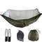 Outdoor Camping Hammock With Mosquito Net, Lightweight Hanging Hammocks in High-Strength Parachute Fabric for Adventures