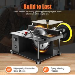 200w cutting tool machine mini table saw multi-functional cutting bench with 7-speed adjustable & 0-90° angle cutting
