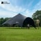 Garden Camping Black Coating Tarp Rainproof & UV Resistant Large Space Sunshade, Hexagonal Butterfly Sun Shelter