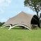 Garden Camping Black Coating Tarp Rainproof & UV Resistant Large Space Sunshade, Hexagonal Butterfly Sun Shelter