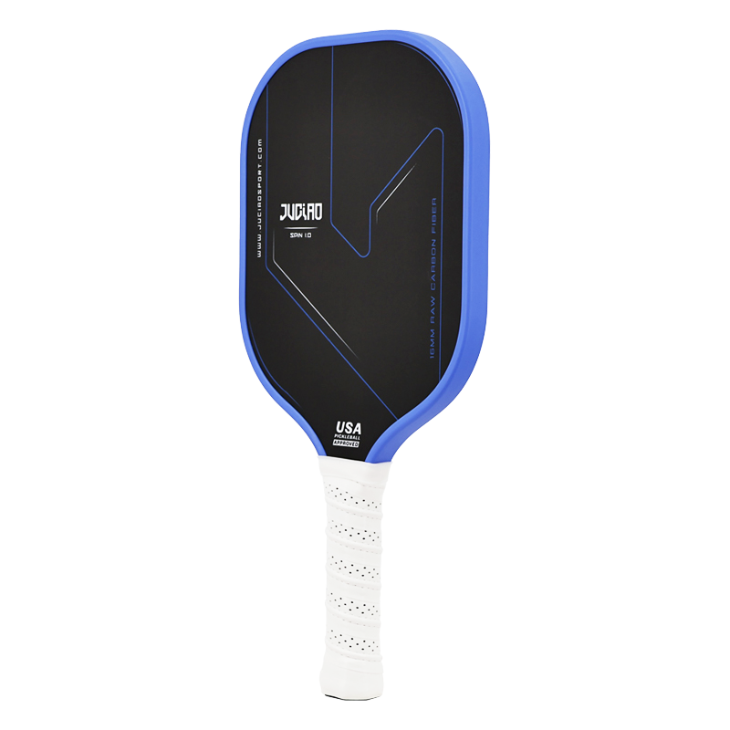 Approved Thermoformed Unibody T700 Raw Carbon Fiber Pickleball Paddle with Textured Surface and Foam Edge