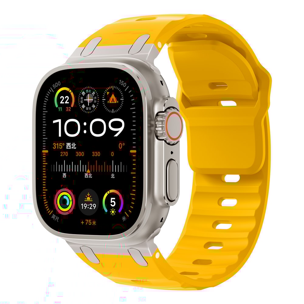 Sport Silicone Strap & Stainless Steel Bracelet for Apple Watch Ultra, Series