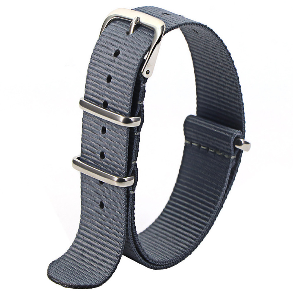 Waterproof Nylon Watch Strap, Sport Military Style Watch Band Replacement for Men Women Wristwatch Belt