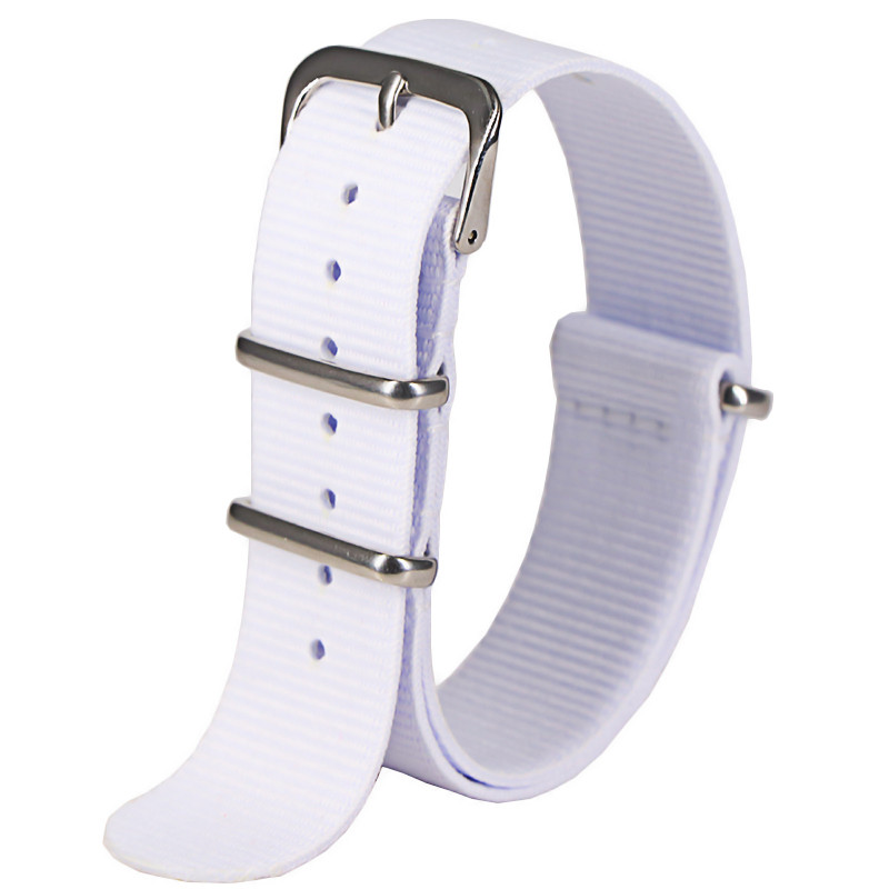 Waterproof Nylon Watch Strap, Sport Military Style Watch Band Replacement for Men Women Wristwatch Belt