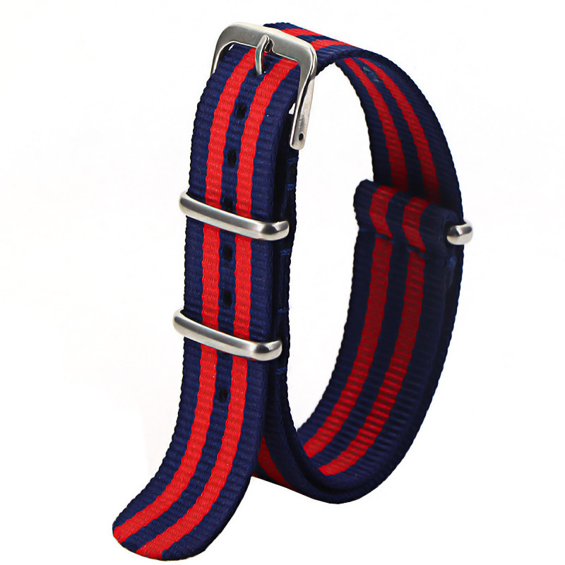 Waterproof Nylon Watch Strap, Sport Military Style Watch Band Replacement for Men Women Wristwatch Belt
