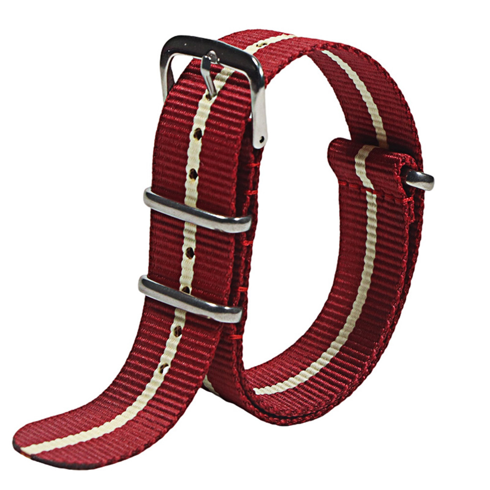 Waterproof Nylon Watch Strap, Sport Military Style Watch Band Replacement for Men Women Wristwatch Belt