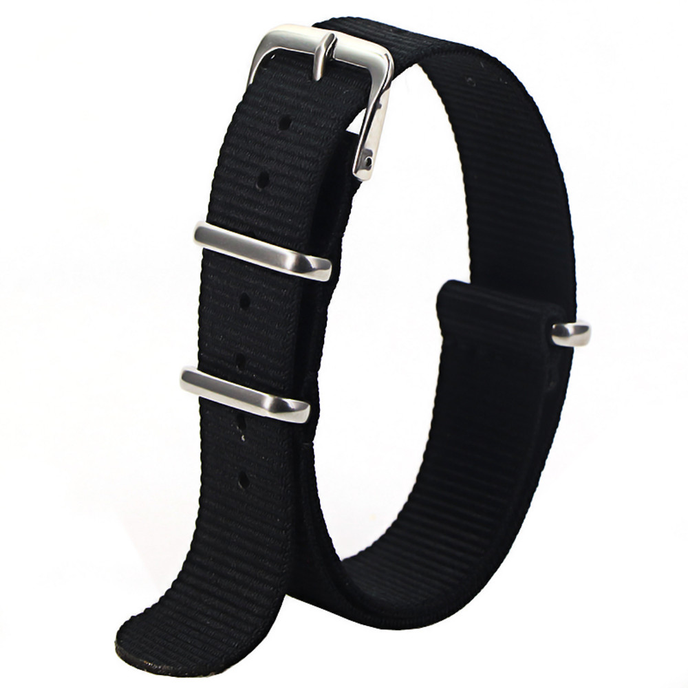 Waterproof Nylon Watch Strap, Sport Military Style Watch Band Replacement for Men Women Wristwatch Belt