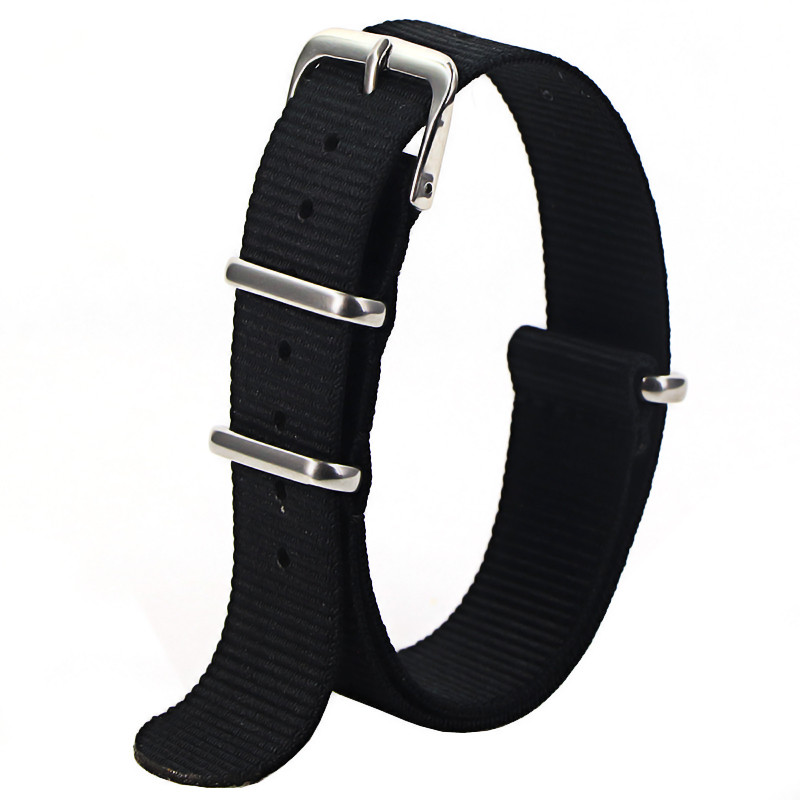 Waterproof Nylon Watch Strap, Sport Military Style Watch Band Replacement for Men Women Wristwatch Belt