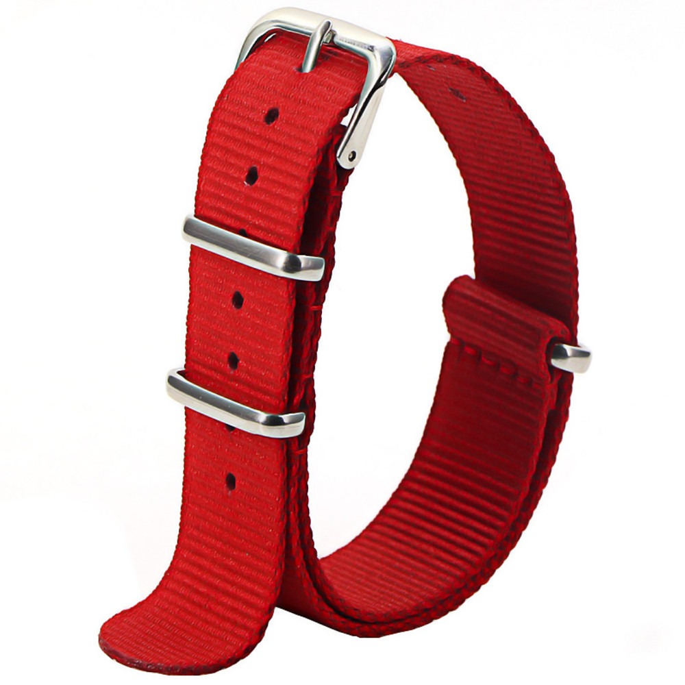 Waterproof Nylon Watch Strap, Sport Military Style Watch Band Replacement for Men Women Wristwatch Belt