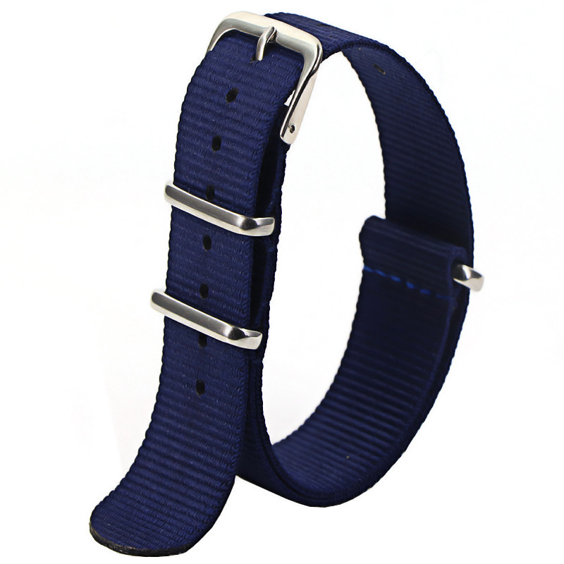 Waterproof Nylon Watch Strap, Sport Military Style Watch Band Replacement for Men Women Wristwatch Belt