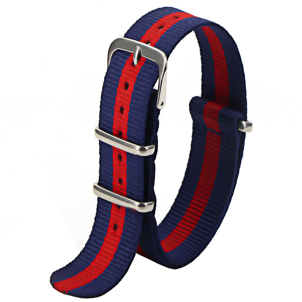 Waterproof Nylon Watch Strap, Sport Military Style Watch Band Replacement for Men Women Wristwatch Belt