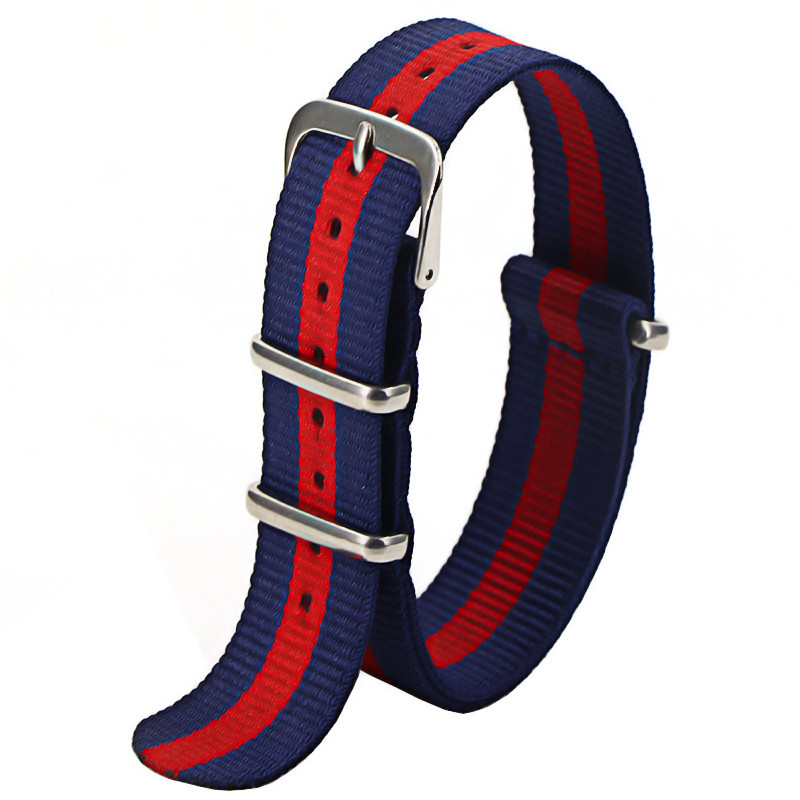 Waterproof Nylon Watch Strap, Sport Military Style Watch Band Replacement for Men Women Wristwatch Belt