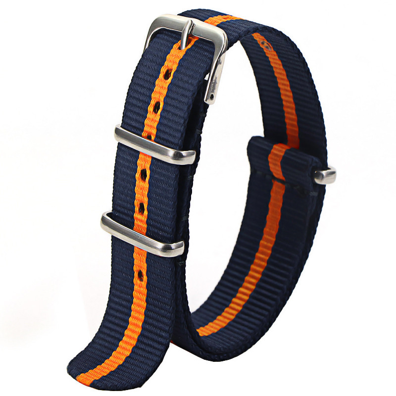 Waterproof Nylon Watch Strap, Sport Military Style Watch Band Replacement for Men Women Wristwatch Belt