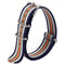 Waterproof Nylon Watch Strap, Sport Military Style Watch Band Replacement for Men Women Wristwatch Belt