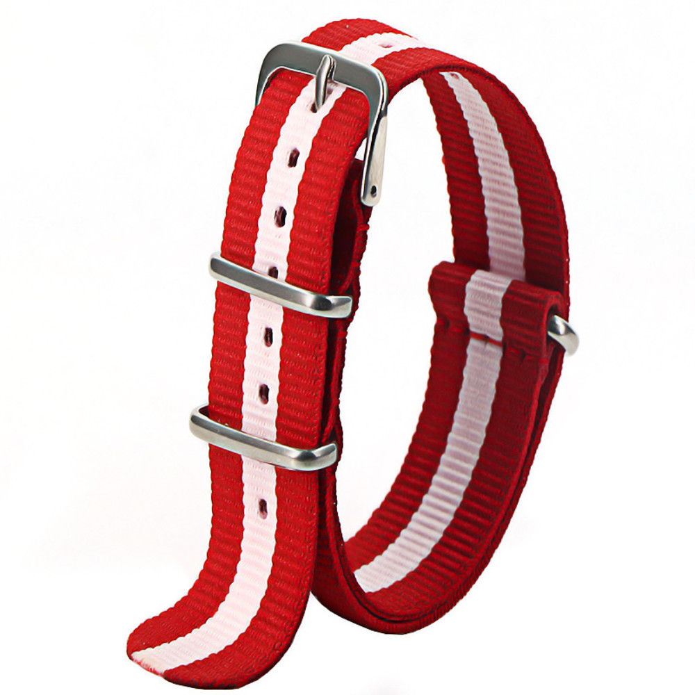 Waterproof Nylon Watch Strap, Sport Military Style Watch Band Replacement for Men Women Wristwatch Belt