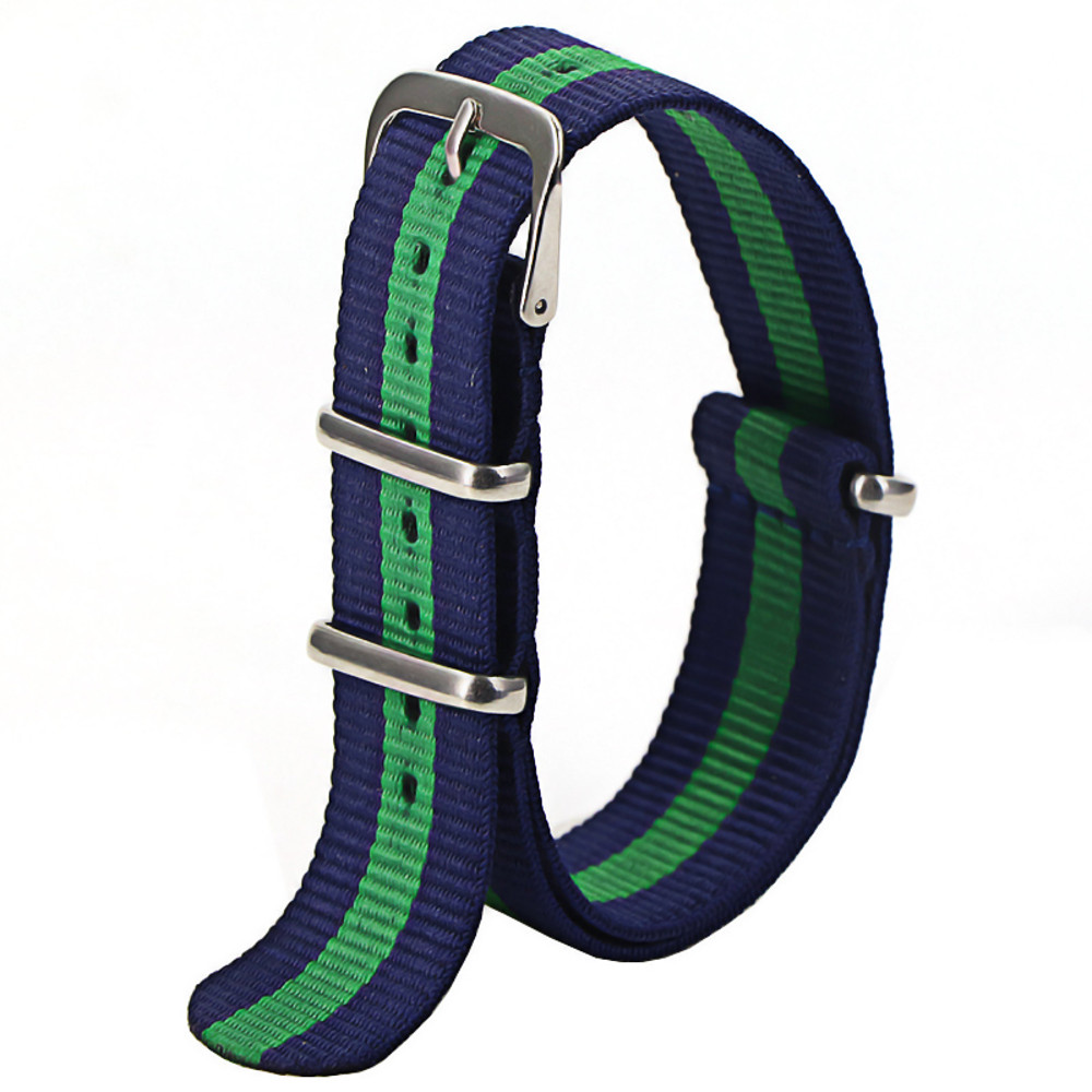 Waterproof Nylon Watch Strap, Sport Military Style Watch Band Replacement for Men Women Wristwatch Belt