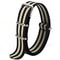 Waterproof Nylon Watch Strap, Sport Military Style Watch Band Replacement for Men Women Wristwatch Belt