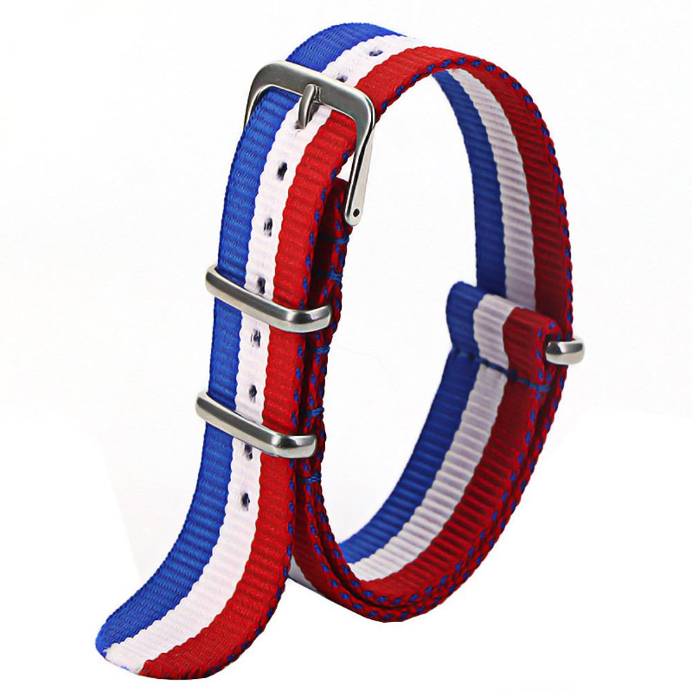 Waterproof Nylon Watch Strap, Sport Military Style Watch Band Replacement for Men Women Wristwatch Belt