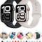 Universal Straps For Apple Watch Band, Soft Silicone Correa Bracelet for iWatch SE, Series & Ultra