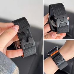 parachute strap for apple watch band, compatible with ultra & series watch correa