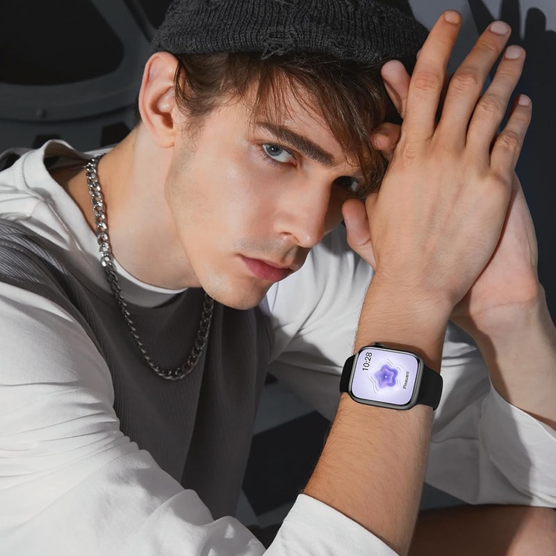 Apple Watch Silicone Sport Band, Compatible with Series & Ultra