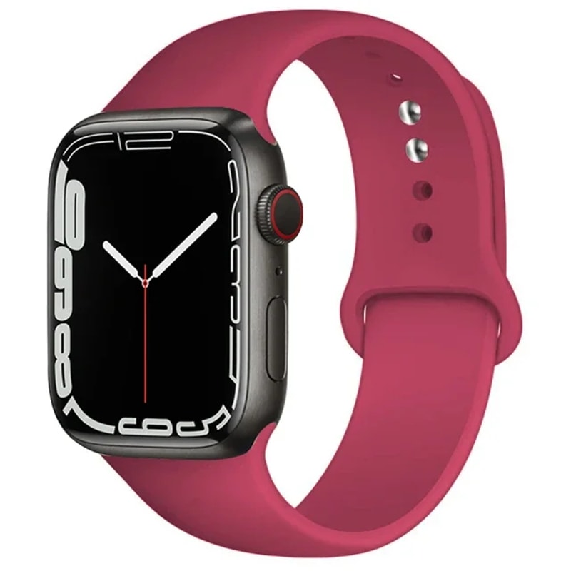 Apple Watch Silicone Sport Band, Compatible with Series & Ultra