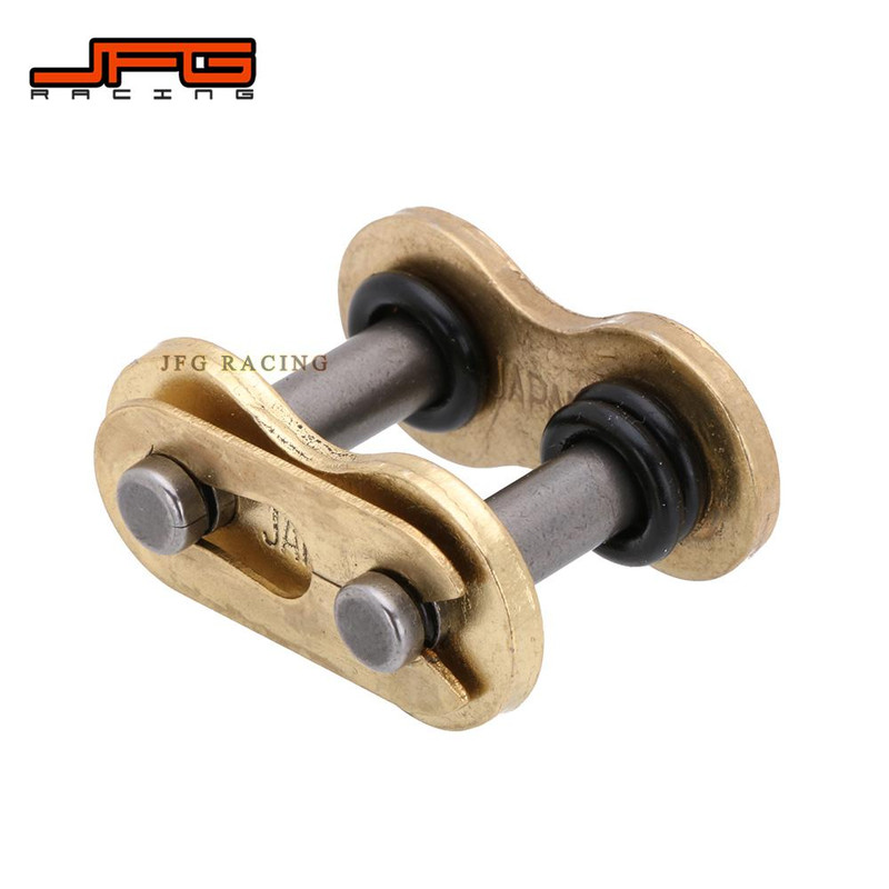 Motorcycle Chain Connector Link, Heavy Chain Buckle Master Joint with O-Ring Lock, Durable Replacement Chain Parts