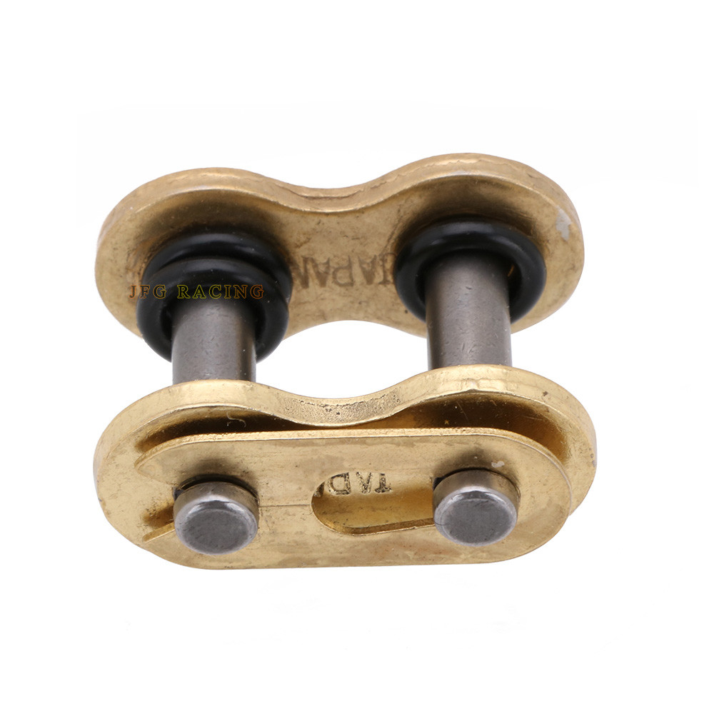Motorcycle Chain Connector Link, Heavy Chain Buckle Master Joint with O-Ring Lock, Durable Replacement Chain Parts