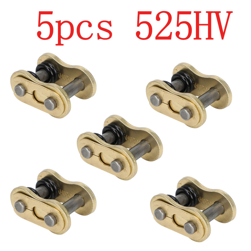 Motorcycle Chain Connector Link, Heavy Chain Buckle Master Joint with O-Ring Lock, Durable Replacement Chain Parts