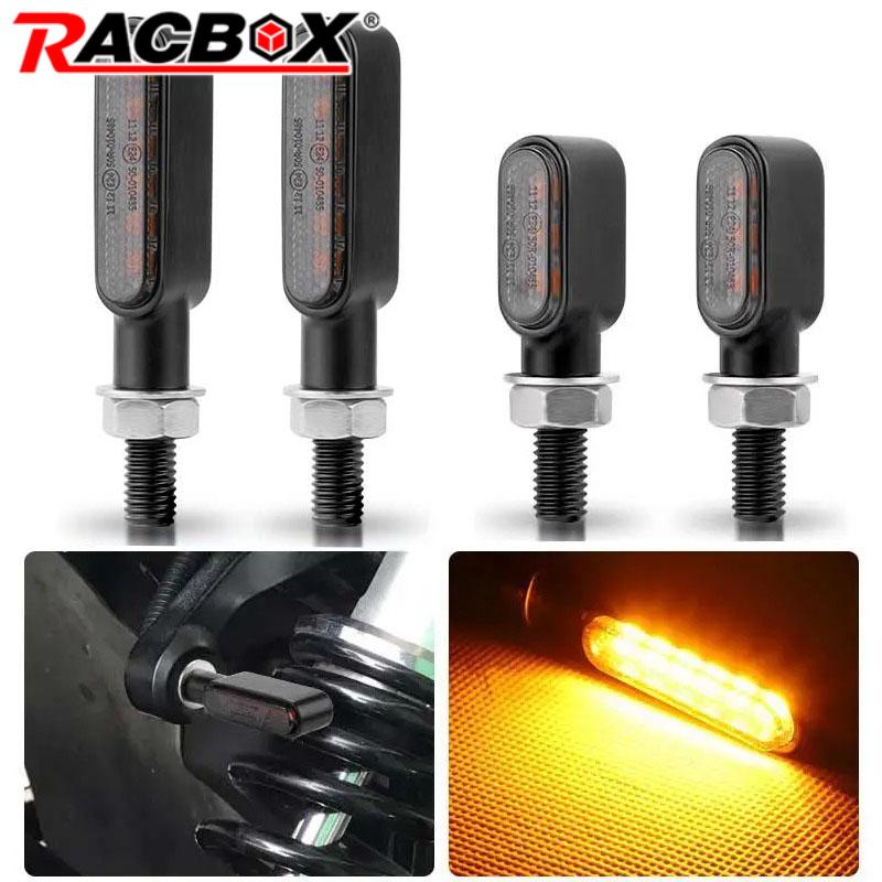 Mini LED Motorcycle Blinker Turn Signal Light Indicators Lamp For Honda Yamaha Kawasaki Cafe Racer  0