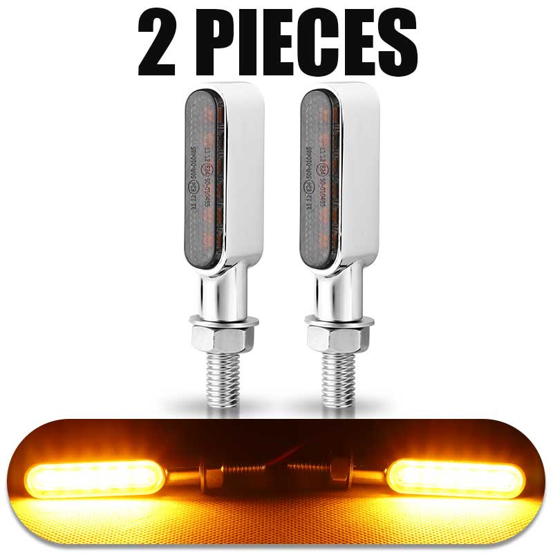 Mini LED Motorcycle Blinker Turn Signal Light Indicators Lamp For Honda Yamaha Kawasaki Cafe Racer  8