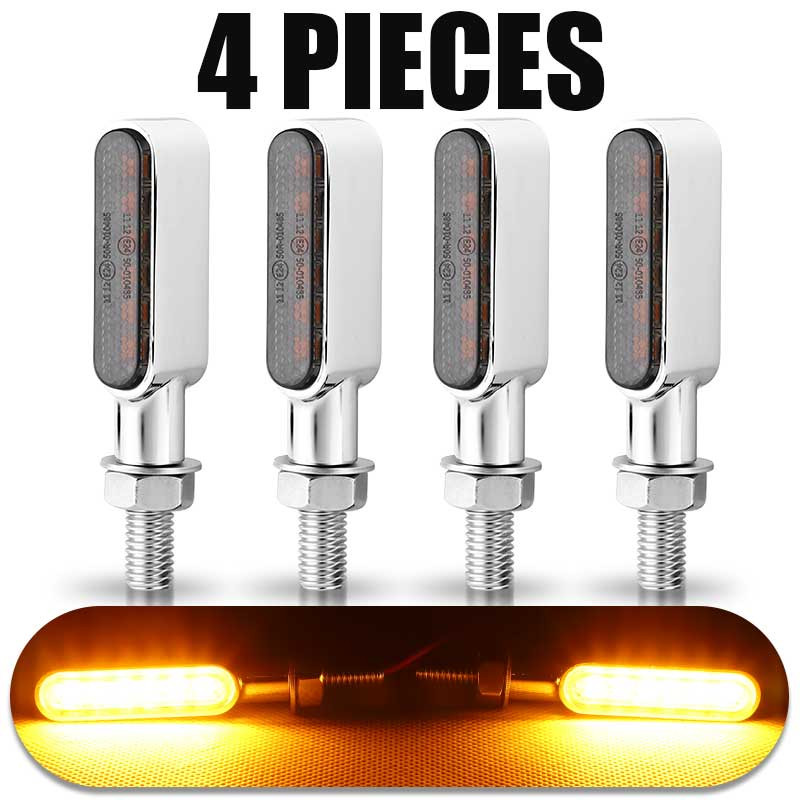 Mini LED Motorcycle Blinker Turn Signal Light Indicators Lamp For Honda Yamaha Kawasaki Cafe Racer  9