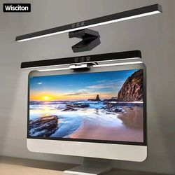 dimmable led monitor light bar for learning, reading, and work, eye-care screen hanging lamp with display lighting