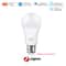 Smart Tuya Zigbee LED Light Bulb, WiFi RGB Cool Warm White Smart Bulb Works with Alexa & Google Home for Room Decor