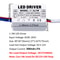 AC LED Driver 300mA Constant Current Power Supply with Shell Connector for LED Lights, Lamps, and Strips