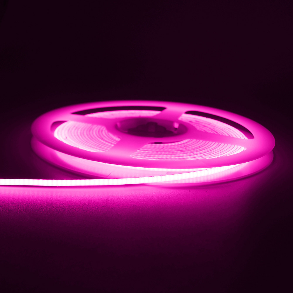 Ultra Thin Colorful COB LED Strip Light High Density Flexible Tape For Car Room Decor DIY Lighting 6