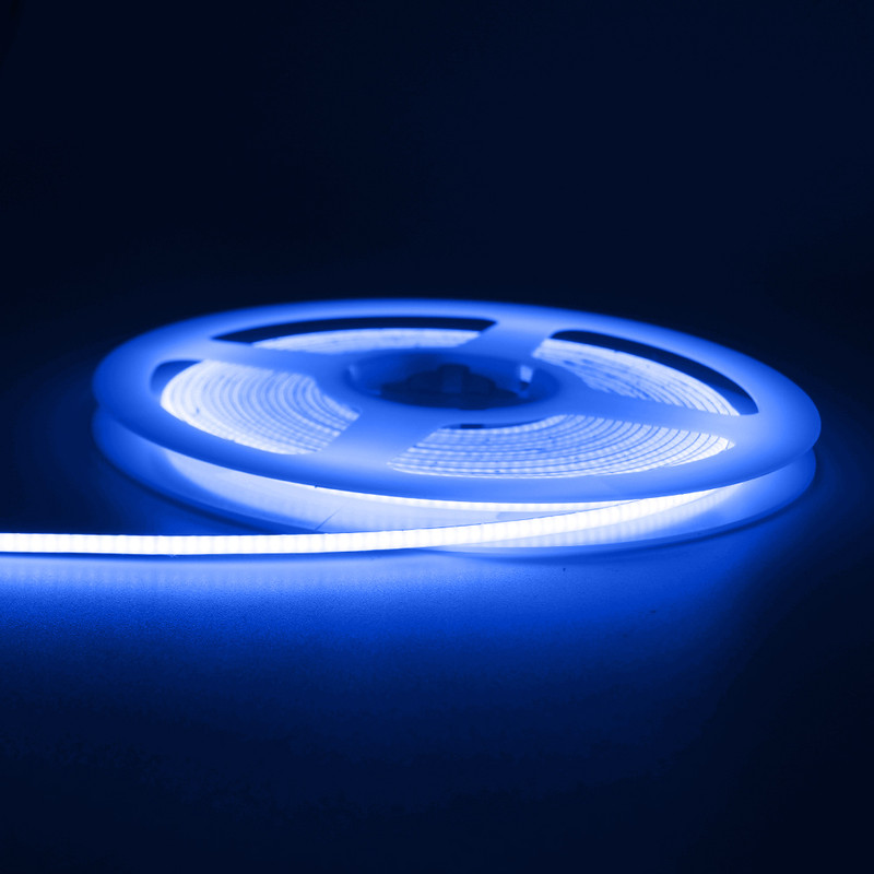 Ultra Thin Colorful COB LED Strip Light High Density Flexible Tape For Car Room Decor DIY Lighting 12