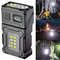 Super Bright MINI USB Rechargeable LED Flashlight, Portable Tail Magnet Camping Lantern Side COB Emergency Light