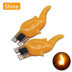 led flashing candle flame lights cob diodes for birthday party decor, diy crafts, wedding and holiday lighting accessory