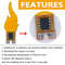 LED Flashing Candle Flame Lights COB Diodes for Birthday Party Decor, DIY Crafts, Wedding and Holiday Lighting Accessory