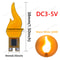LED Flashing Candle Flame Lights COB Diodes for Birthday Party Decor, DIY Crafts, Wedding and Holiday Lighting Accessory