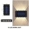 Ultra Durable Solar Wall Lamp Outdoor Waterproof Solar Powered Light Up And Down Illuminate Home Ga 9