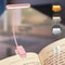 USB Rechargeable 14LED Book Reading Light, Flexible Clip-On Night Lamp, Portable Warm Cool Daylight Bedside Desk Light
