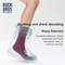 SKY Cycling Socks, High Elastic Breathable Sport Socks for Road Bike & MTB, Shock Absorbing Professional Performance
