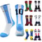 Breathable Yellow Kids Soccer Socks Blue Boys Girls Football Sports Socks for Men Outdoor Running Short Fast Drying