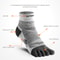 Coolmax Sports Socks Five Toe High Performance Athletic Running Socks Breathable ShockProof Comfy K 3